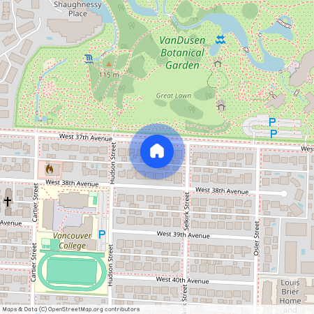 google map, Vancouver, Vancouver, Metro Vancouver, V6M 1M1