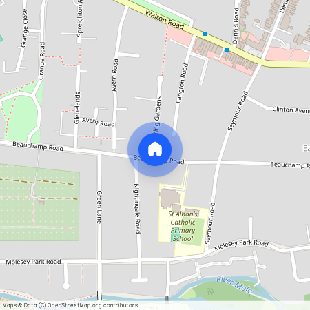 Beauchamp Road, West Molesey, Surrey, KT8