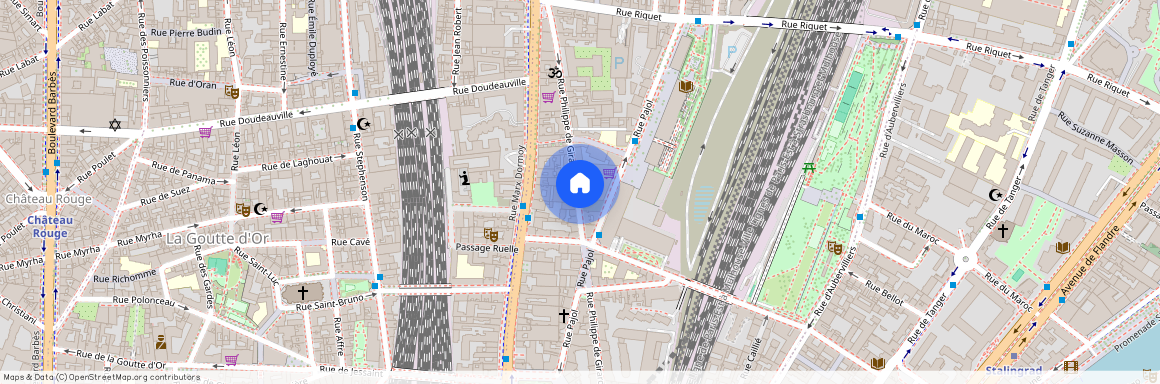 68 rue Philippe de Girard 75018, 75018 Paris 18