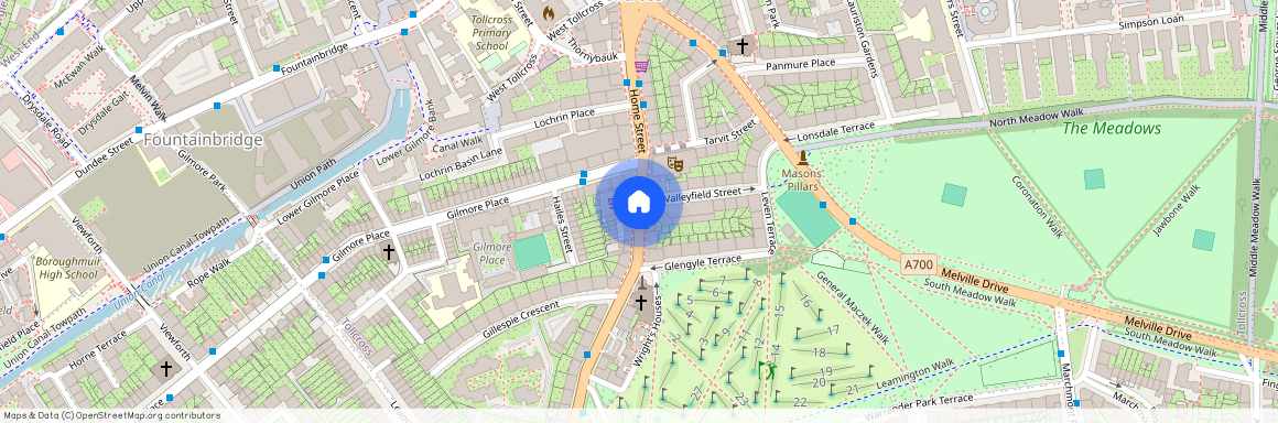 Leven Street, Meadows, Edinburgh, EH3