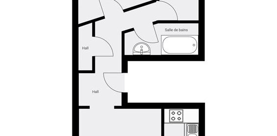 Appartement deux chambres à louer - rue des Raines à Verviers - Foto 2
