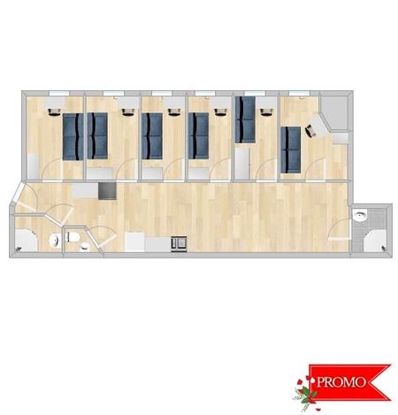 Pokój, ul. Narutowicza - Фото 3