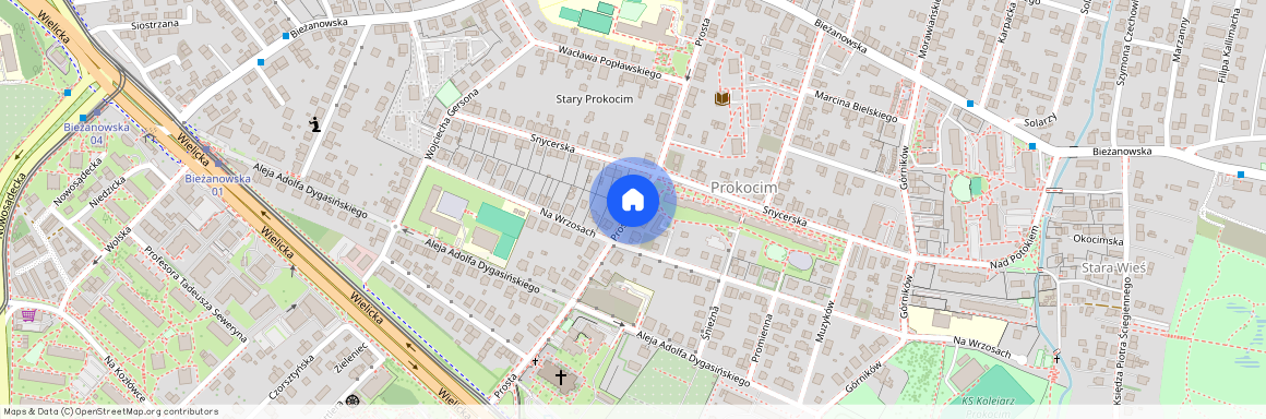 ul. Prosta, Stary Prokocim, Bieżanów-Prokocim, Kraków, małopolskie