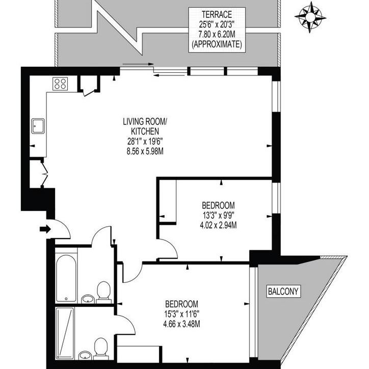 2 bedroom apartment to rent - Photo 1