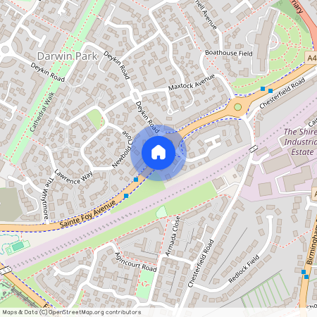 Sainte Foy Avenue, Lichfield, WS13