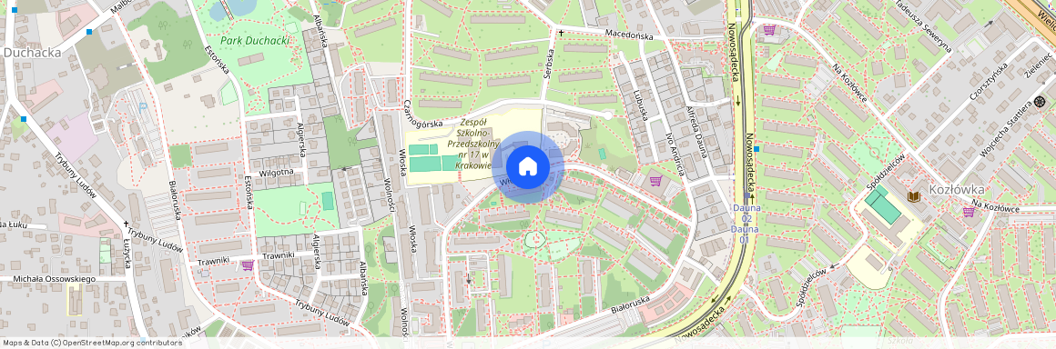 ul. Włoska, Wola Duchacka, Podgórze Duchackie, Kraków, małopolskie