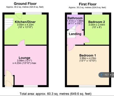 2 bedroom terraced house to rent - Photo 2