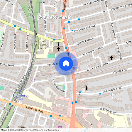 High road, N15