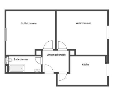 Gemütliche 2-Zimmer-Wohnung mit moderner Ausstattung, frei ab 15.01... - Foto 5