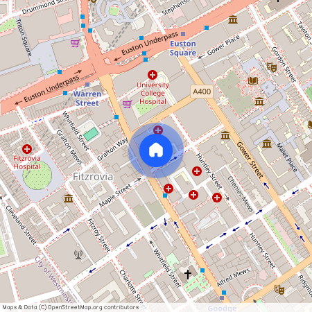 University Street, Bloomsbury, London, WC1E