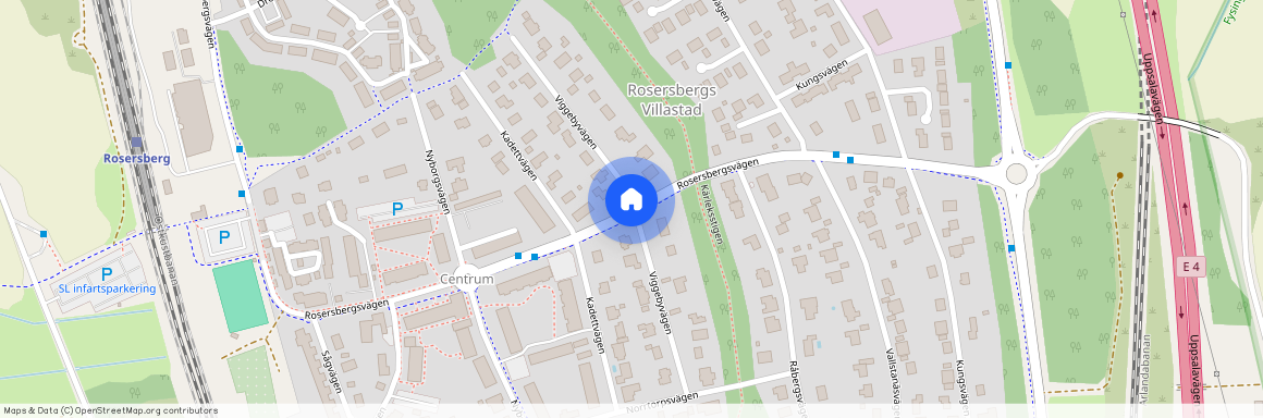 Viggebyvägen, Rosersberg