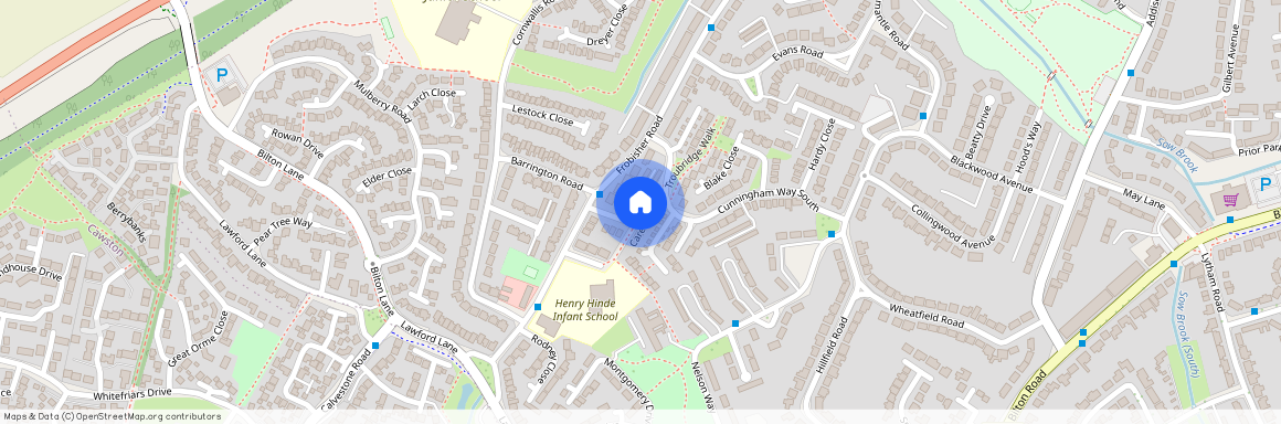 Carew Walk, Rugby, Warwickshire, CV22