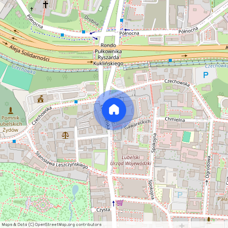 ul. Lubomelska, Śródmieście, Lublin, lubelskie