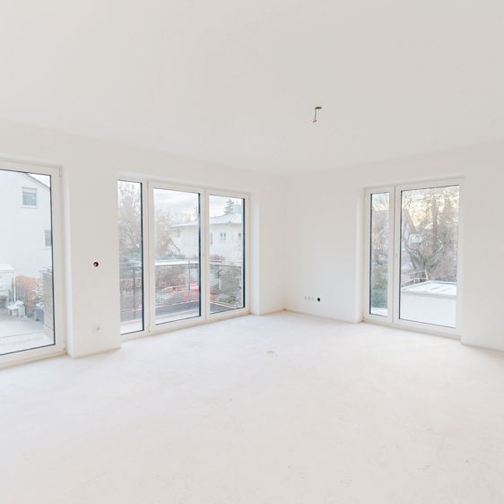 Neubau-Erstbezug in ruhiger Lage in Germering! Lichtdurchflutete 2-Zimmerwohnung mit Balkon! - Photo 1