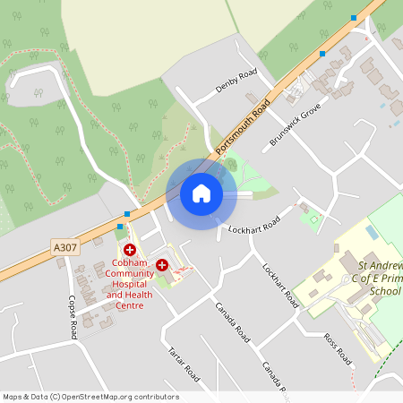 222 Portsmouth Road, Cobham, Surrey, KT11
