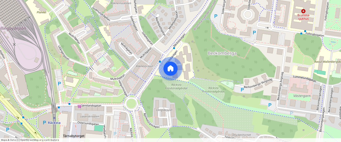 Råckstavägen **, Beckomberga