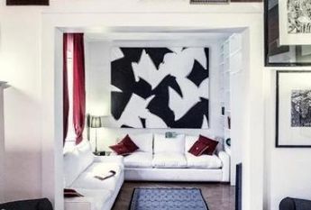 Prati: Spacious, tastefully furnished 1 bedroom, living, study, kitchen and bath. Located in beautiful building on high floor. Bright, silent, near services, metro and center. #1709