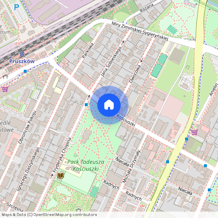 ul. Tadeusza Kościuszki, Pruszków, pruszkowski, mazowieckie
