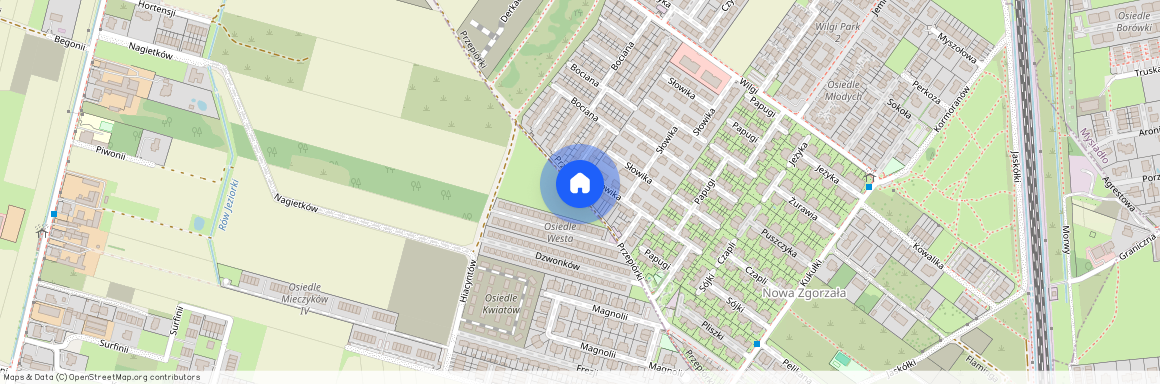 ul. Przepiórki, Zgorzała, Lesznowola, piaseczyński, mazowieckie