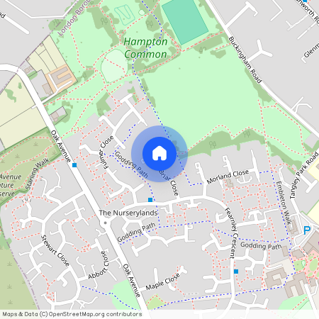 Briar Close, Hampton, Middlesex, TW12