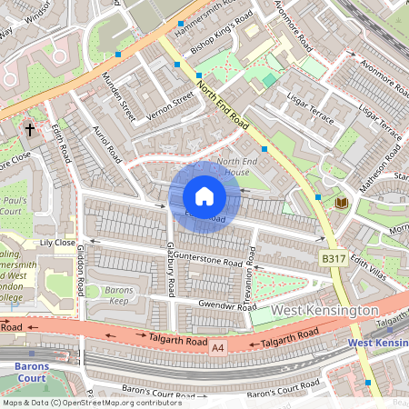 Edith Road, West Kensington, London, W14