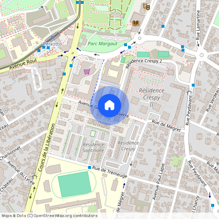 Avenue Georges Lasserre, Francja, Talence