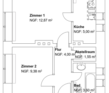 Singlewohnung in zentraler Lage! - Foto 2