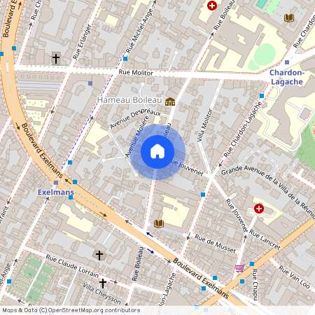 Paris XVIᵉ – rue Boileau.