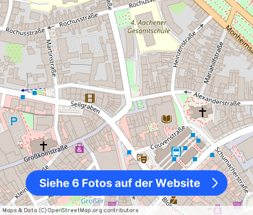 Wohnen am Theaterplatz: Möblierte 1,5-Zimmer-Wohnung mit Einbauküche! - Foto 1