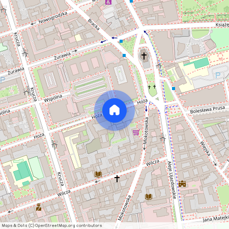 Hoża 5, Warszawa, Śródmieście, Śródmieście Południowe