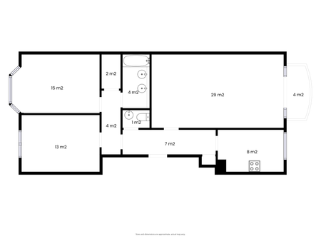 Appartement met twee slaapkamers in Jette - Photo 4