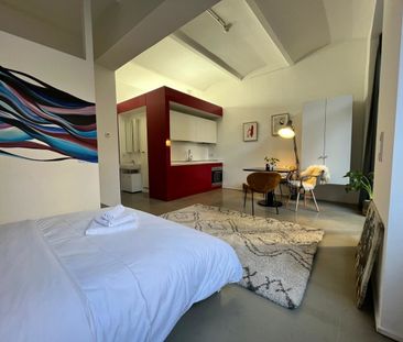 F-Hain: voll möbliertes LUXUS Apartment - 40 m² befristet für max. ... - Photo 1