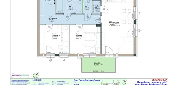 3-Zimmer-Wohnung mit Balkon, Top 16 - Foto 2