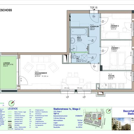 3-Zimmer-Wohnung mit Loggia, Top 15 - Photo 3