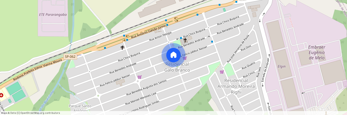 Conjunto Residencial Galo Branco, São José dos Campos, São Paulo, 12247600