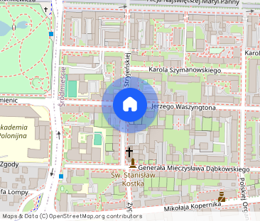 Przestronne M-3, 60m2, ul. Waszyngtona 59, Parking - Фото 1