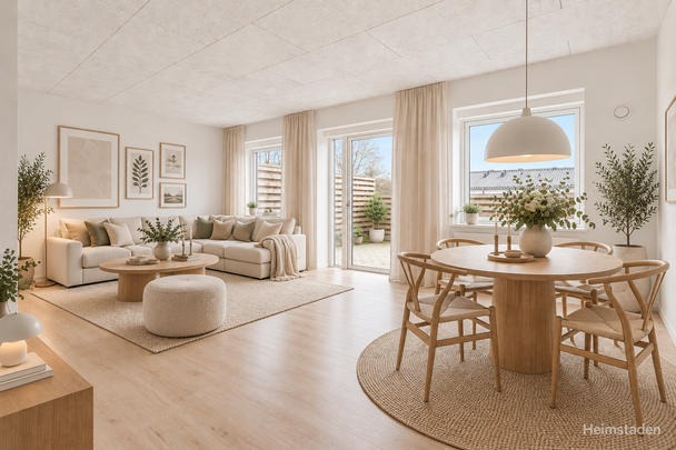 Velindrettede rækkehuse med stor terrasse og egen have - Photo 1