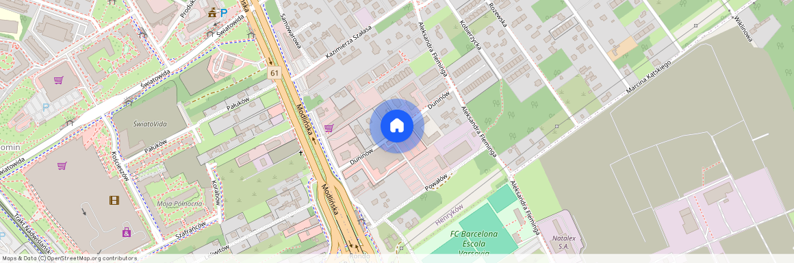 ul. Duninów, Henryków, Białołęka, Warszawa, mazowieckie