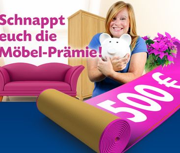 #3 Zimmerwohnung mit Wohnberechtigungsschein sowie ein 500,00 EUR G... - Foto 1