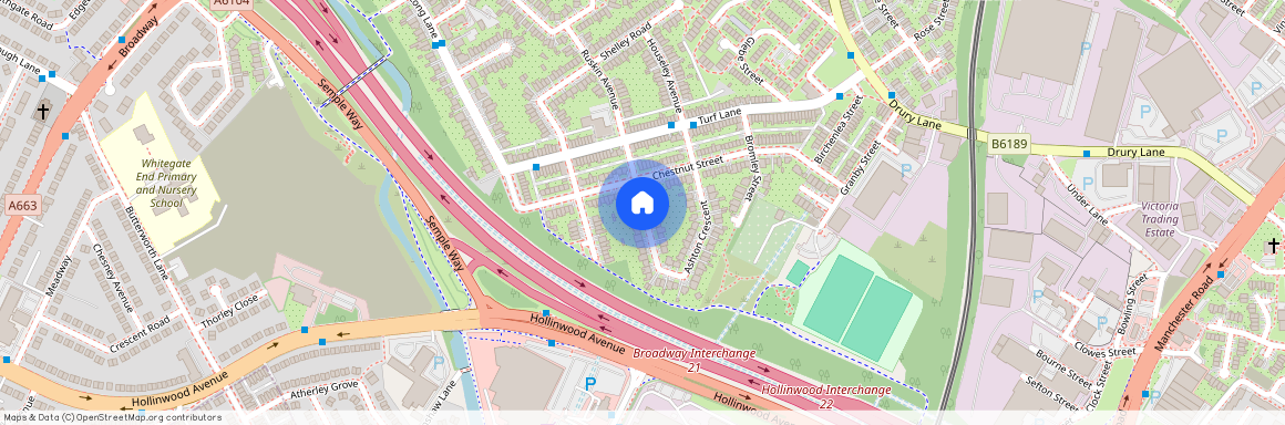 Ashton Crescent, Chadderton, Oldham, Greater Manchester, OL9