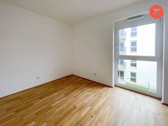 Schöne geförderte 3-Zimmer-Wohnung mit Tiefgaragenparkplatz und Loggia in Gallspach. Erstbezug! - Foto 1