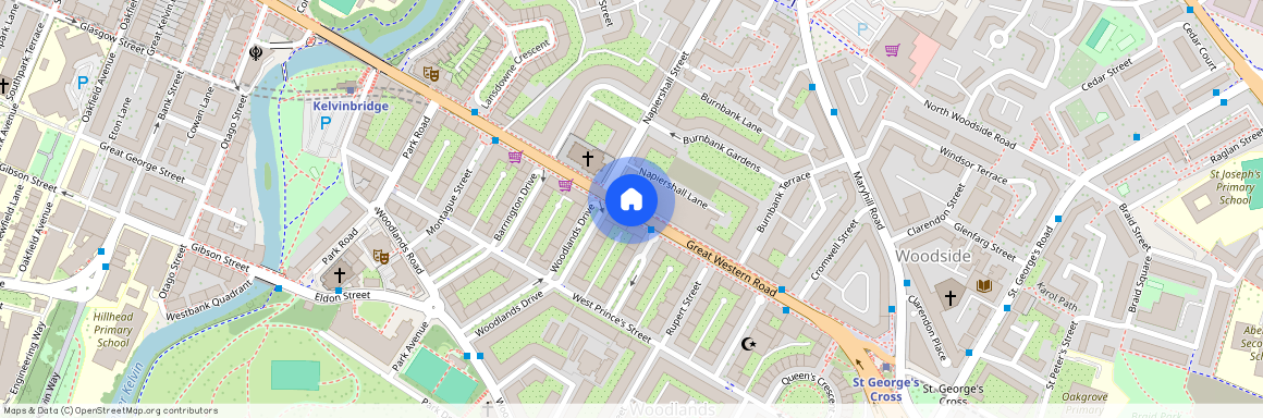 Great Western Road, Woodlands