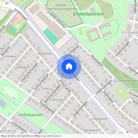 Sockenvägen, Enskede