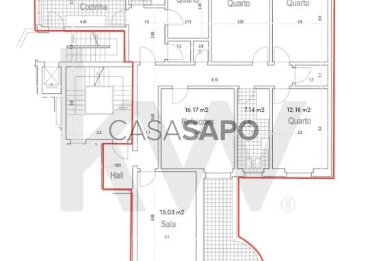 Apartamento T3 para alugar em Lisboa