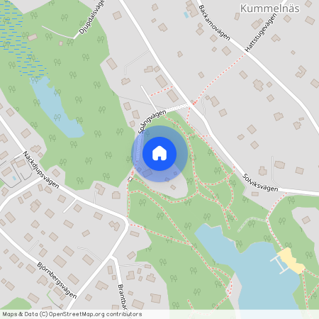 Spångvägen, Saltsjö-Boo