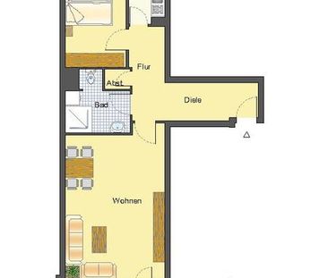 Barrierefrei Wohnen mit WBS ! Aufzug und bodengleiche Dusche! - Photo 1