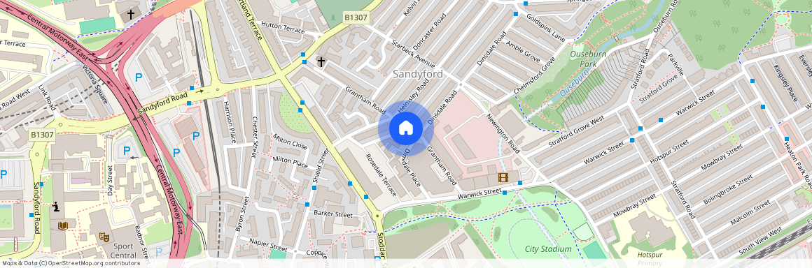 90, Grantham Road, Sandyford, Newcastle Upon Tyne, NE2 1QX