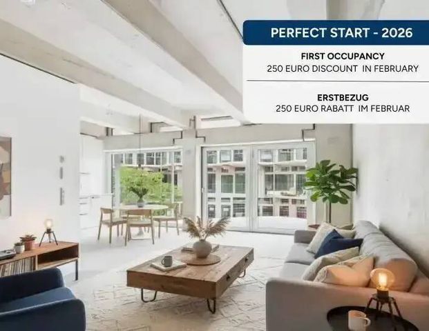 Mietrabatt - Erstbezug: 2-Zimmer Wohnung mit EBK & Balkon, 5 Min. zur U5 - Photo 1