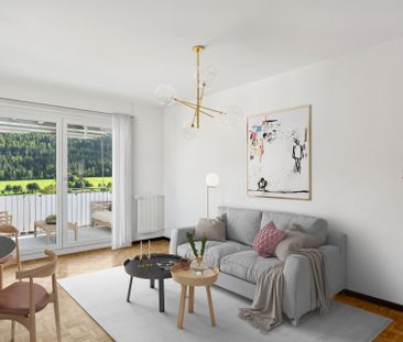 Magnifique appartement rénové de 3 pièces à louer avec terrasse et ... - Photo 5