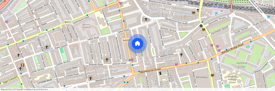 Hereford Road, Notting Hill, London, W2